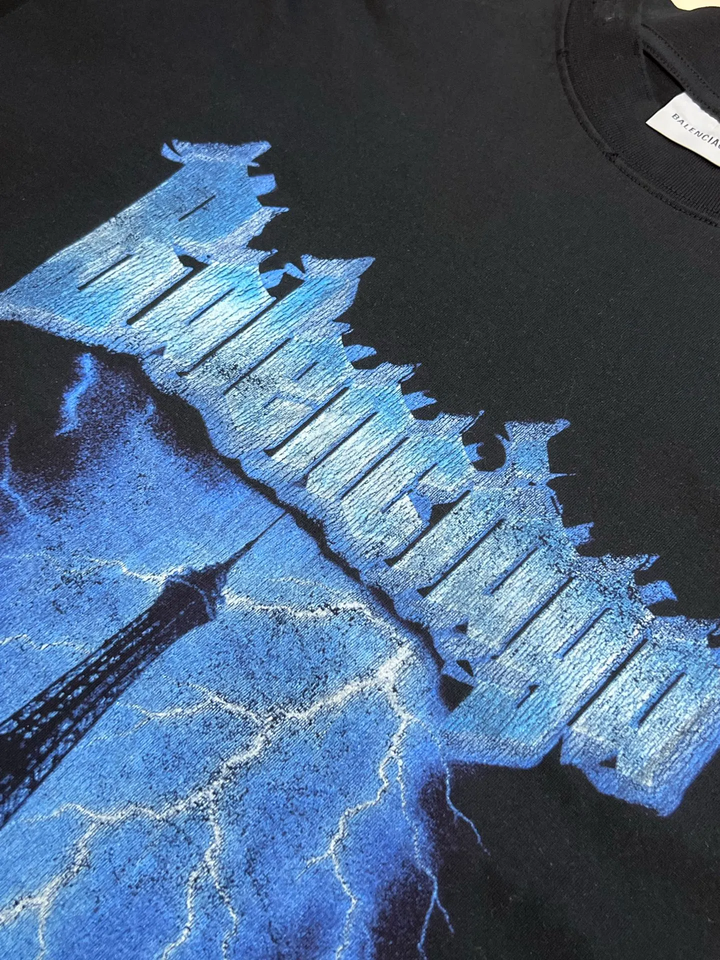 Paris thunderstorm ， size：xs s m l